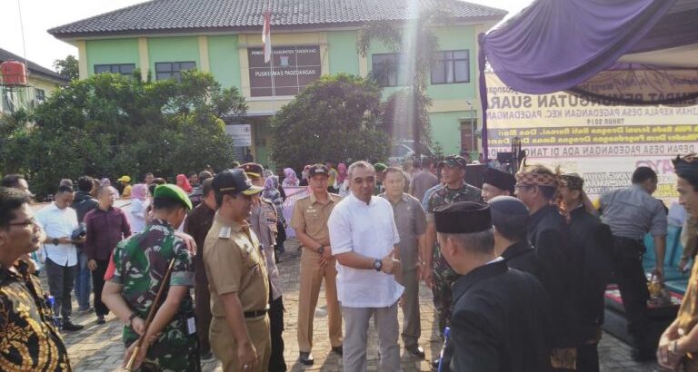 Zaki Tinjau Pilkades Caringin Legok