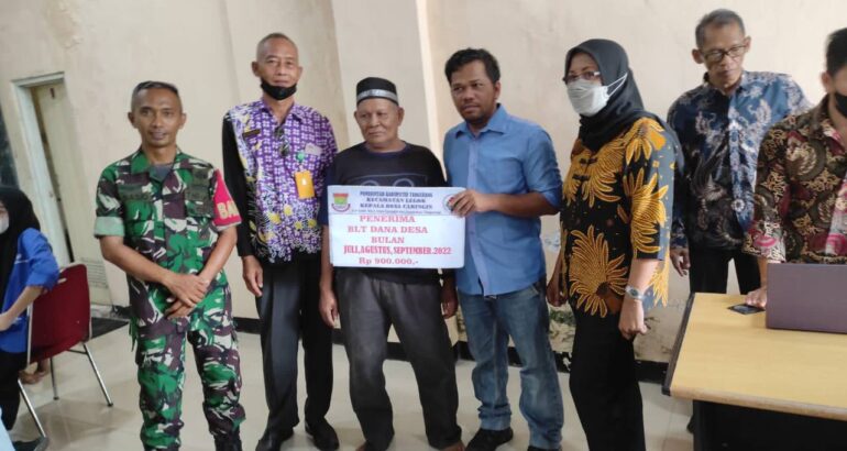 Bantuan Langsung Tunai (BLT) TAHAP 7,8,9 TAHUN 2022 DI DESA CARINGIN, LEGOK – TANGERANG
