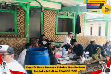 KEPALA DESA SUPRIYADI/IPANG DAN JAJARAN RW RT BERTAKZIAH DI KE RTN 002/001 KEPALA DESA SUPRIYADI/IPANG DAN JAJARAN RW RT BERTAKZIAH DI KE RTN 002/001