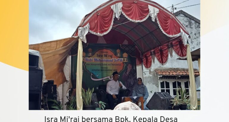 Memperingati Isra’ Mi’raj bersama Bpk. Supriyadi di musola Nurul Hidayah Memperingati Isra’ Mi’raj bersama Bpk. Supriyadi di musola Nurul Hidayah