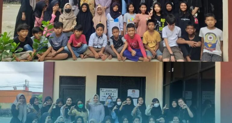 Penyuluhan tentang 8 Fungsi Keluarga oleh pendidik sebaya dan Penyuluhan Kesehatan Bahaya Merokok di Kantor Desa Caringin Penyuluhan tentang 8 Fungsi Keluarga oleh pendidik sebaya dan Penyuluhan Kesehatan Bahaya Merokok di Kantor Desa Caringin