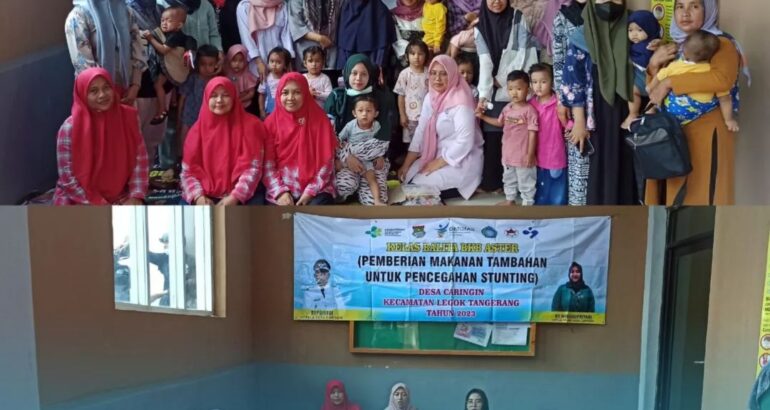 Kegiatan Kelas Balita Desa Caringin Kecamatan Legok, Tangerang
