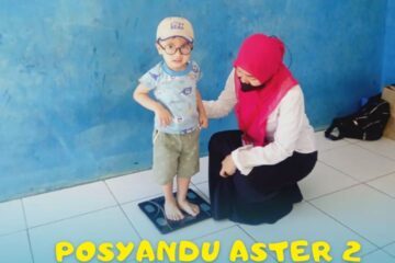 Kegiatan Posyandu Aster 2 Desa Caringin Kecamatan Legok, Tangerang