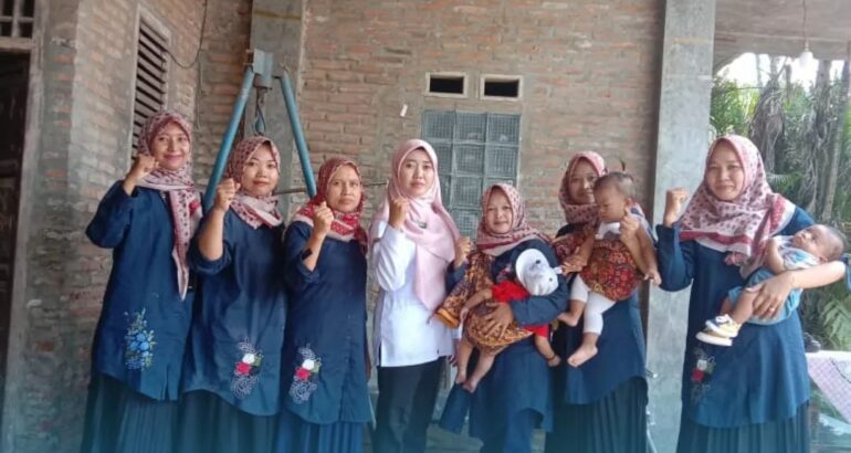 Kegiatan Posyandu Aster 4 Desa Caringin Kecamatan Legok, Tangerang